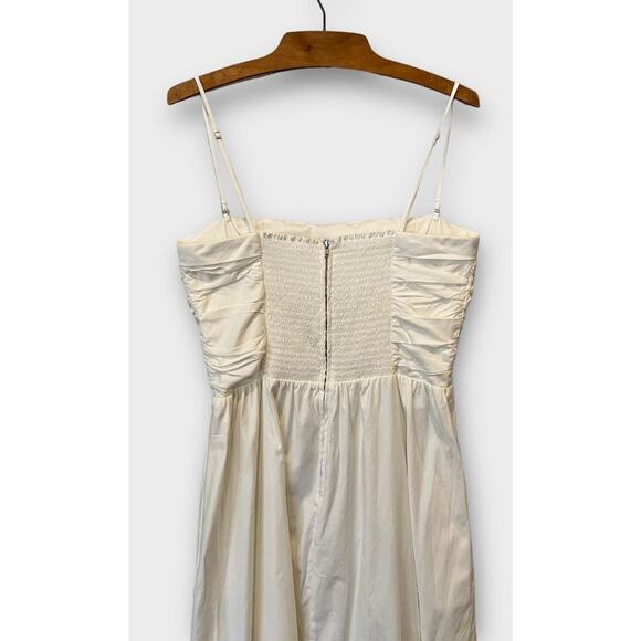 REFORMATION  Lissa Convertible Organic Stretch Cotton Midi Dress Size 10 - Picture 4 of 9
